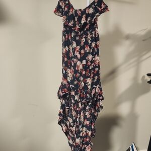 Seduction Floral Off-Shoulder Dress